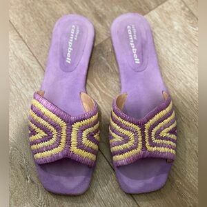 Jeffery Campbell Kaelan Sandal, Lilac Natural, Size 8